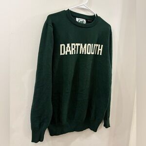 Dartmouth Green knit Sweater - Mens large - 100% cotton - Ivy League